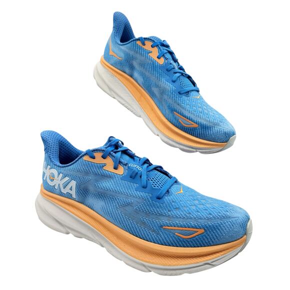 Hoka One One Clifton 9 Coastal Sky All Aboard Road-Running Sneakers Men’s 11.5